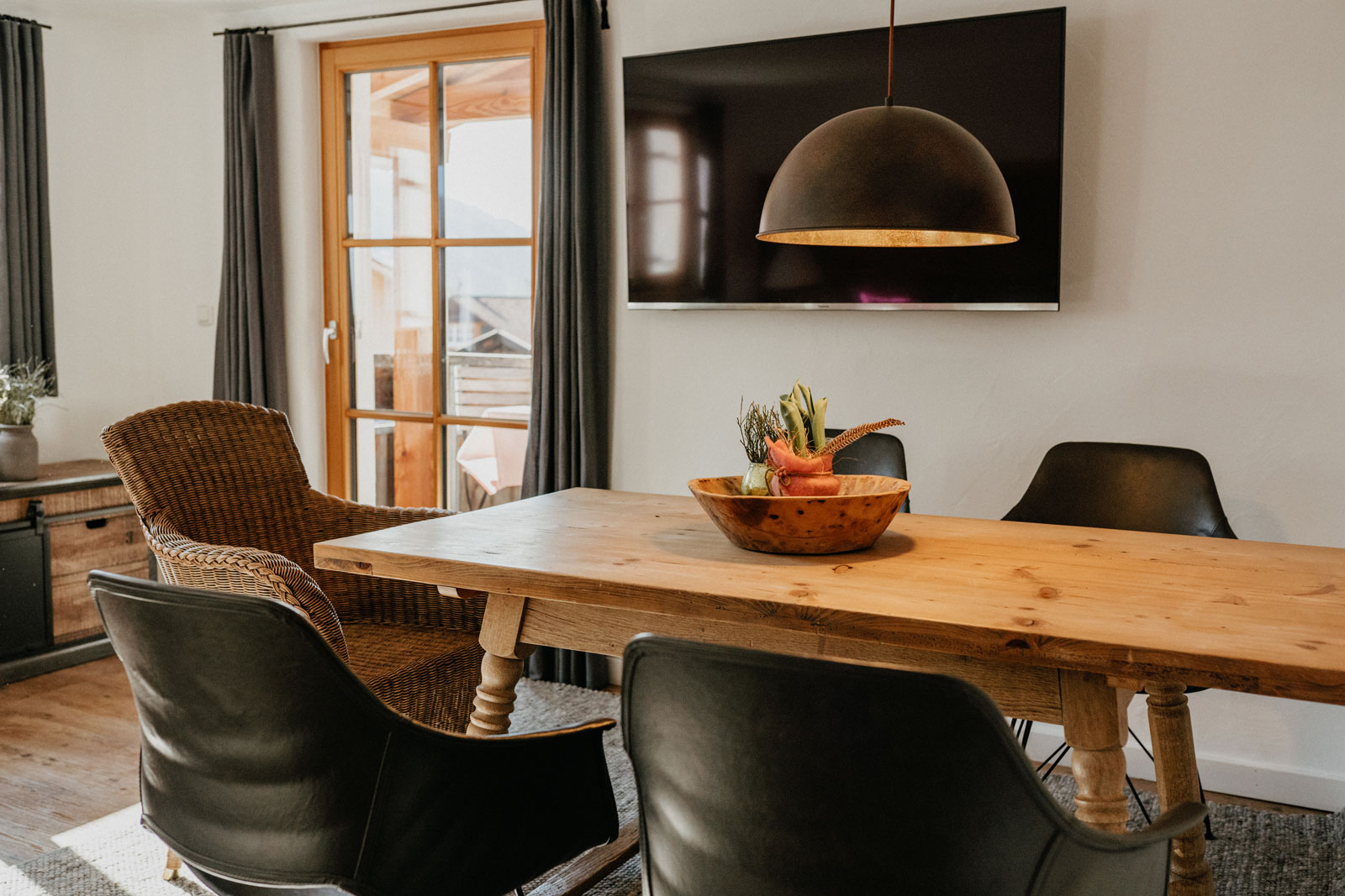 Wohnbereich Ferienwohnung groß