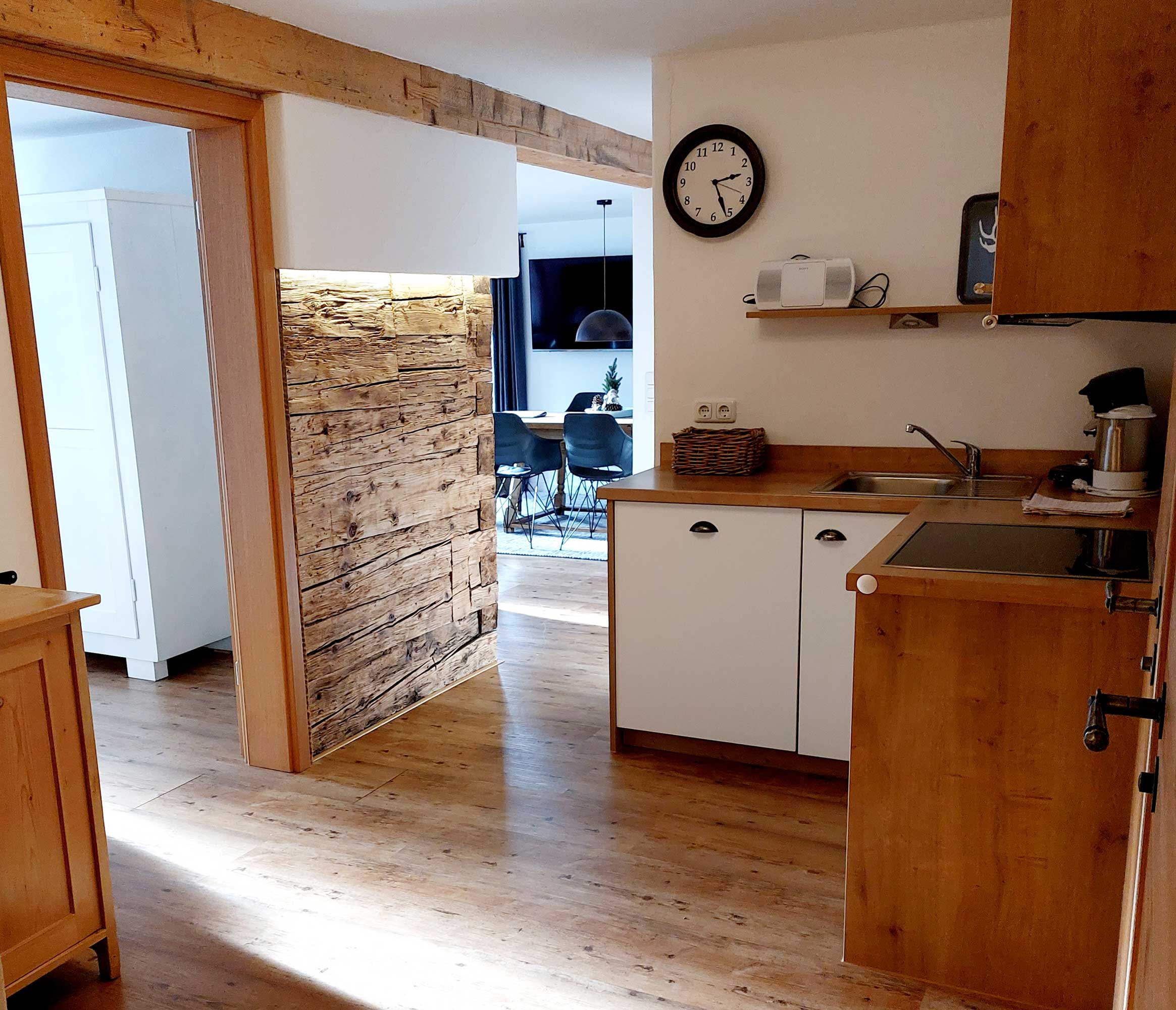 Küche Ferienwohnung groß