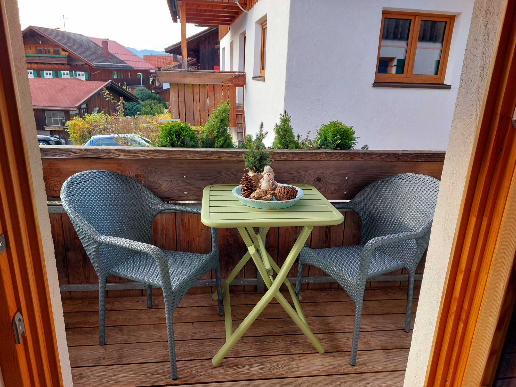 Balkon Ferienwohnung groß
