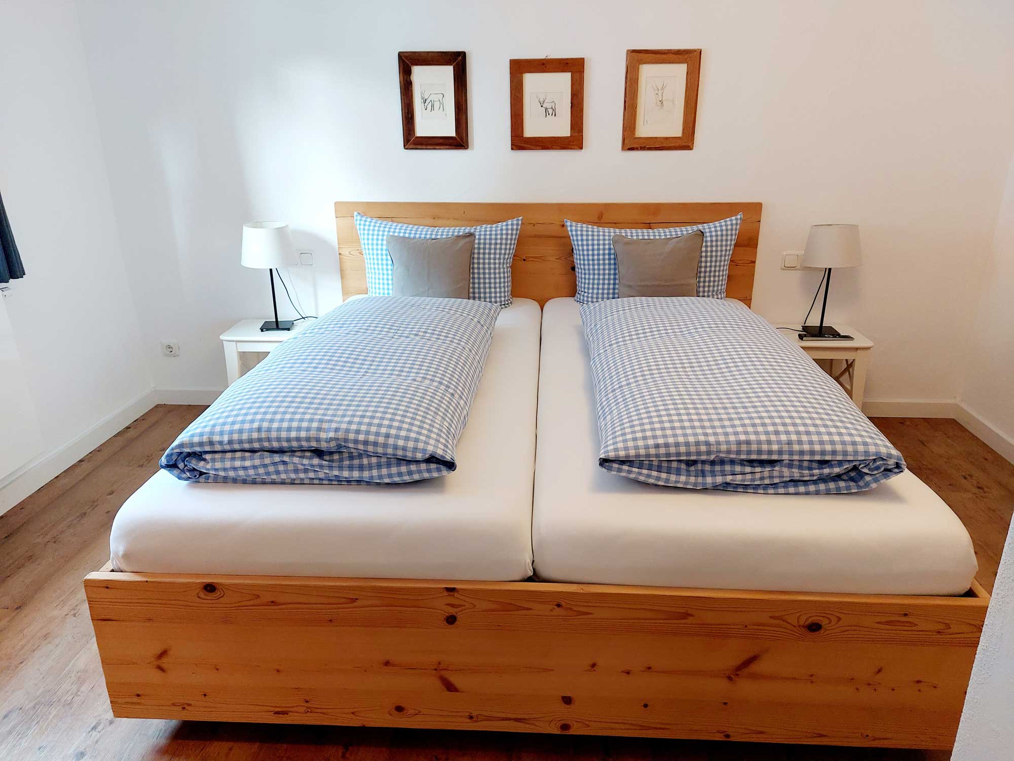 Schlafzimmer Ferienwohnung groß